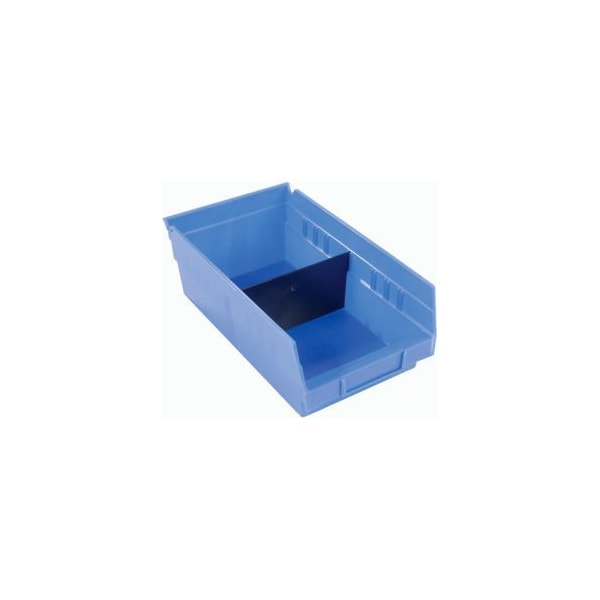 Akro-Mils Akro-Mils Shelf Bin Divider 40130 For 7"W x 4"H Shelf Bins, Black, Price Pack of 24 40130 - main